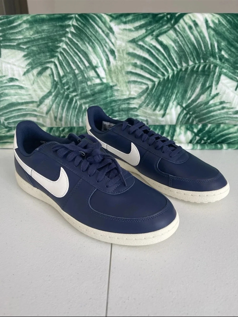 Nike Field General 82 men’s size 12 midnight navy and white sail sneakers